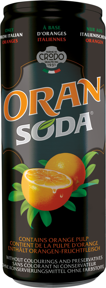 A can of Oran Soda