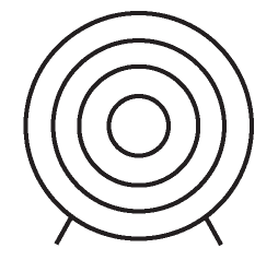 A minimal target design